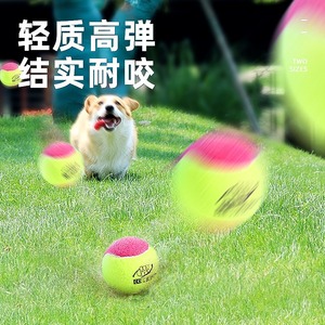 Balle en caoutchouc pour chien, jouet à mâcher pour l'entraînement et le nettoyage des dents, ensemble de 3 couleurs - Product Image 5