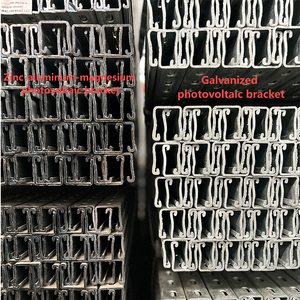 Pannello solare montaggio a terra struttura <span class=keywords><strong>in</strong></span> <span class=keywords><strong>acciaio</strong></span> C canale <span class=keywords><strong>in</strong></span> <span class=keywords><strong>acciaio</strong></span> profilo fotovoltaico staffa impermeabile - Product Image 5