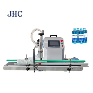 Máquina Llenadora de Botellas de Plástico para Bebidas, Miel y Aceite, Semiautomática, Eléctrica, Controlada por PLC, de Pequeño Volumen, 200 ml - Product Image 1