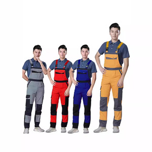 Combinaison de travail Zixi pour hommes, ensemble uniforme multi-poches pour réparation de machines, atelier 4S, uniforme de réparation automobile, vêtements de travail extérieurs - Product Image 1