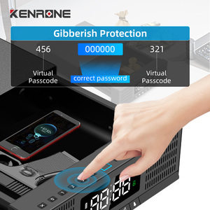 Kenrone điện tử ẩn đồ trang sức tủ quần áo ngăn kéo loại vân tay nhúng văn phòng di động ngăn kéo an toàn hộp - Product Image 4