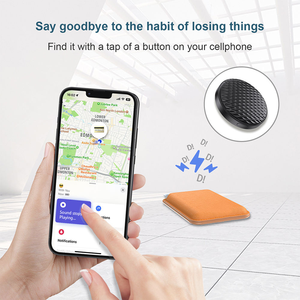Traceur intelligent certifié MFi avec logo personnalisé, compatible avec la fonction <span class=keywords><strong>Localiser</strong></span>, pour bagages, sacs, clés, mini localisateur GPS anti-perte pour <span class=keywords><strong>Apple</strong></span> - Product Image 4