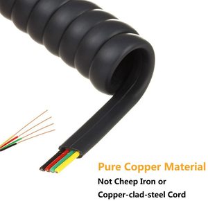 สายโทรศัพท์แบบ Patch Cord 6p6c RJ12 ทองแดงสีขาว สำหรับใช้งานภายในอาคาร ขนาด 24AWG/26AWG/28AWG ความยาว 5-8 ฟุต - Product Image 3