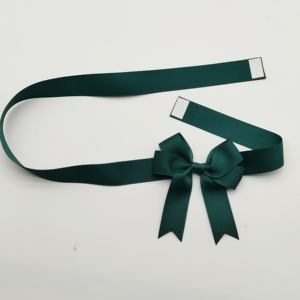 E-ma thuật tùy chỉnh satin ribbon đàn hồi <span class=keywords><strong>Bow</strong></span> đôi phải đối mặt với băng dính bán buôn Polyester chất liệu cho Hộp quà tặng túi bao bì - Product Image 1