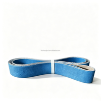 Matériau abrasif en zircone bleue haute performance 2100x50mm 2"x82" Bande abrasive pour le ponçage industriel des métaux