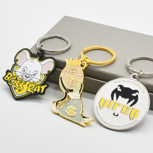 Fabricants en gros métal souvenir personnalisé rotation porte-clés faire votre propre logo porte-clés en métal - Product Image 6