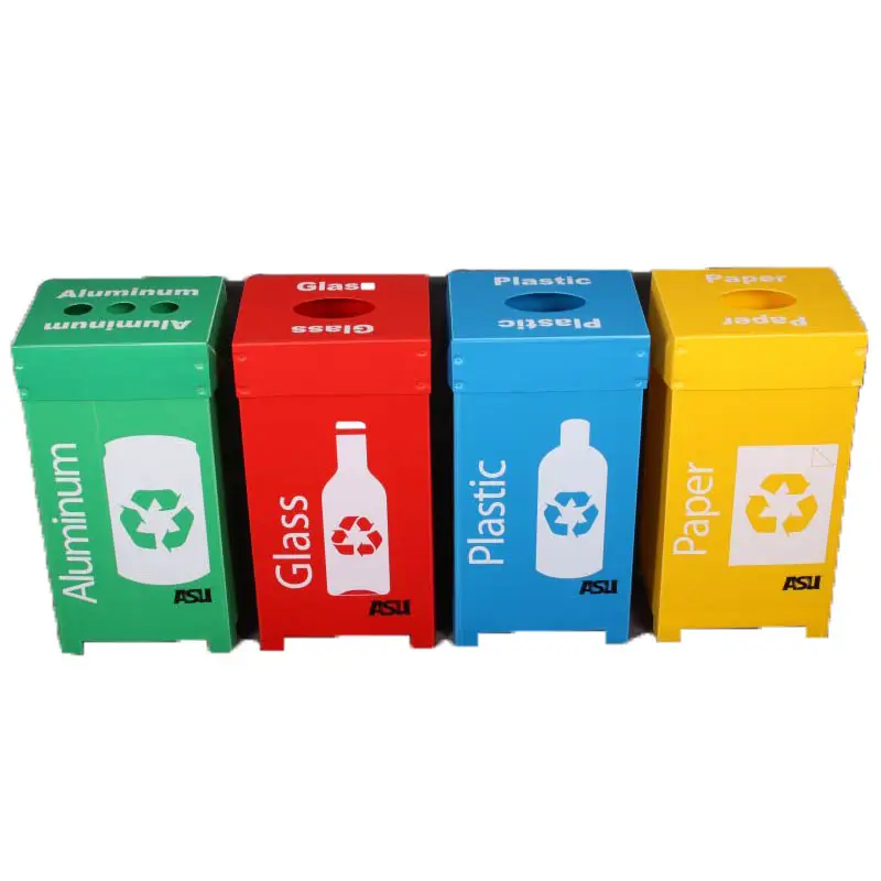 Foldable Plastic Portable Waste Dust Rubbish Garbage Trash Bin