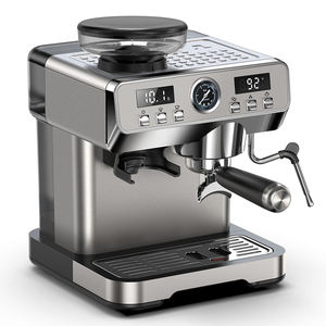 52 мм, портативная, ЖК-двойная котел, Профессиональная Кофемашина, самоочищающющаяся цифровая Эспрессо-машина с кофемолкой - Product Image 2