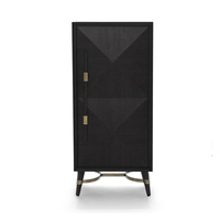 Geschenkideen Moderne Schwarze Französische Shabby Chic Sideboards Buffetschrank aus Holz und Eisen Weißer Schrank für Wohnzimmer