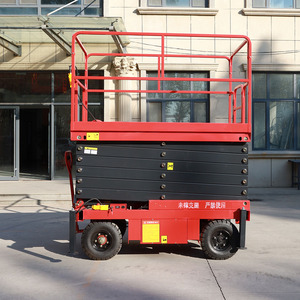 Superventas 8M 500 KG 8M Carga DC Elevación y elevación <span class=keywords><strong>Manual</strong></span> Elevador de tijera móvil - Product Image 3