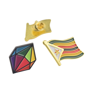 Fabricant vente en gros personnalisé plaqué or pays drapeau national Palestine épinglette broche insigne <span class=keywords><strong>Zimbabwe</strong></span> émail doux broche - Product Image 5
