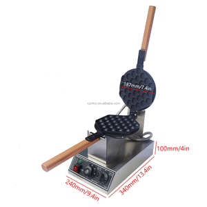 <span class=keywords><strong>Machine</strong></span> électrique commerciale de casse-croûte de cône d'oeuf d'acier inoxydable de fabricant de gaufrier de bulle de 110v/220v - Product Image 3