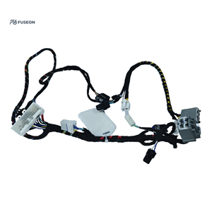 Arnés de Cables Multifunción para Instrumentos de Automóvil, Funda Trenzada Amarilla y Negra, Arnés de Cableado Automotriz Personalizado OEM 12V 24V - Product Image 3