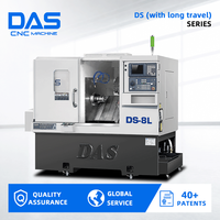Machine-outil CNC à banc incliné de haute précision, type Gang Type Tools, 2 axes, automatique, DAS-8L, à broche unique, pour fraisage et perçage