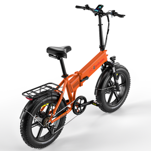 จักรยานไฟฟ้าพับได้ Elenovabike ขนาด 20 นิ้ว พร้อมยางอ้วน มอเตอร์ 500W แบตเตอรี่ 48V 15Ah เฟรมอลูมิเนียม 7 สปีด เบรกดิสก์ - Product Image 3