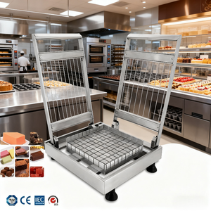 Nouvelle fiabilité <span class=keywords><strong>de</strong></span> coupe-nourriture manuelle similaire aux coupe-crème glacée à service doux des pâtisseries professionnelles - Product Image 1