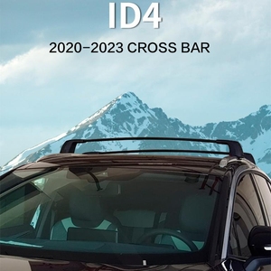 JOESHIER แร็คหลังคาอลูมิเนียมอัลลอยด์คุณภาพพรีเมียม สำหรับรถยนต์ไฟฟ้า VW ID4 ปี 2020-2025 พร้อมอุปกรณ์ล็อค - Product Image 3