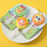 OEM Aangepaste Fabrikant Groothandel Zachte Snoepjes Gummy 30g Probiotische Fruit Smaak Ronde Dierenkuiken Vorm voor Pasen