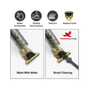 Máquina Cortadora de Barba Profesional de Metal, Recortadora de Pelo Eléctrica de Lujo Inalámbrica, Descuento Mixto de Alta Calidad - Product Image 5