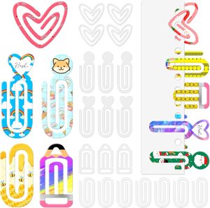 Jumbo Acrylic Sublimation Paper Clips Blanks for Sealing Snacks/Book/Gifts /Bag/<strong>Christmas</strong> <strong>Decor</strong>/Crafts/School/<strong>Office</strong> - Product Image 1