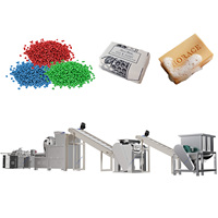 Línea de Producción de Jabón de Acero Inoxidable de 500 kg, Equipo Industrial Completamente Automático y Ecológico para la Formación y Corte de Jabón en Barra