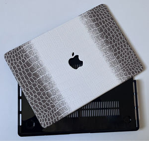 Himalaya blanco PU cuero plástico duro Shell Laptop funda para <span class=keywords><strong>MacBook</strong></span> Air 13 funda 13,6 <span class=keywords><strong>15</strong></span> <span class=keywords><strong>15</strong></span>,3 pulgadas <span class=keywords><strong>Pro</strong></span> 14 16 pulgadas M4 M3 - Product Image 4