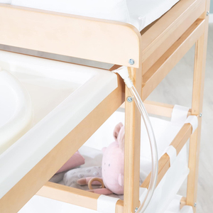 Baignoire et <span class=keywords><strong>table</strong></span> à <span class=keywords><strong>langer</strong></span> pour bébé en bois de vente chaude poste de soins infirmiers pour bébé avec rangement <span class=keywords><strong>amovible</strong></span> <span class=keywords><strong>table</strong></span> à <span class=keywords><strong>langer</strong></span> pour bébé - Product Image 5