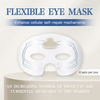 Appareil de beauté facial à microcourant Lumikitten - Soin des yeux, hydratation, stimulation de l'absorption, raffermissement et contouring (6 pads)