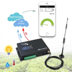 smart 4G Modbus gprs gsm monitoring time frequency 4-20mA data gprs logger