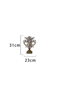 <span class=keywords><strong>Ceramica</strong></span> cinese stile mediorientale fatto a mano fiore nero vaso in <span class=keywords><strong>ceramica</strong></span> Vintage Stand ondulato a bocca larga ciotole in <span class=keywords><strong>ceramica</strong></span> vaso - Product Image 4