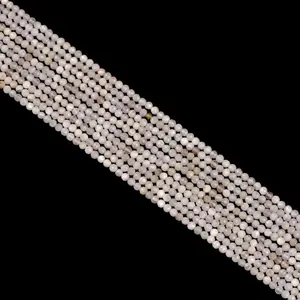 Kunzite Hard Cutting Round Beads 3mm/4mm Minimalism Gem Stones High Quality Bracelet Necklace Faceted Quartz Loose Beads Round