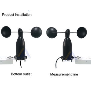 <span class=keywords><strong>Station</strong></span> <span class=keywords><strong>météo</strong></span> Pulse 4-20mA 0-5v RS485, <span class=keywords><strong>anémomètre</strong></span> à coupe métallique, capteur de vitesse du vent - Product Image 3