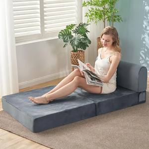 Espuma de alta densidad Certi plegable certificada por la marca Certi, funda lavable para sofá, cama de invitados, alfombrilla de espuma triple <span class=keywords><strong>Futu</strong></span> - Product Image 4