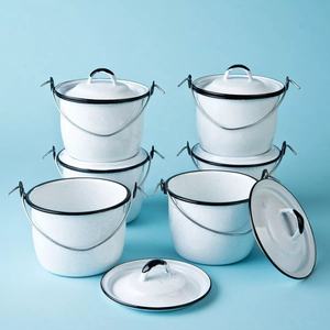 Olla de Peltre Convexa con Asa y Tapa Aqua 18/20/22/<span class=keywords><strong>24</strong></span>/26/30/34cm Turquesa Juego Clásico 2 Piezas Ecológico - Product Image 1