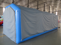 Tente de garage gonflable hermétique pour voiture, abri de stockage portable pour véhicule, garage gonflable robuste en PVC pour usage extérieur