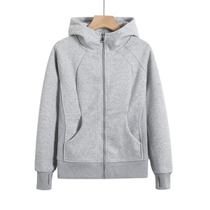 Nuovo abbigliamento sportivo con Zip caldo di alta qualità con <span class=keywords><strong>cappuccio</strong></span> Slim-Fit spesse felpe da corsa felpe da palestra per Unisex - Product Image 2