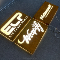 Enseigne rétroéclairée 3D personnalisée, lettres en relief LED étanches pour extérieur, résistantes à la corrosion, en acier inoxydable, pour la publicité en magasin