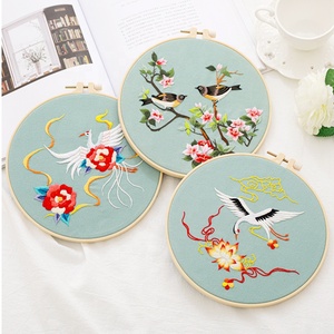 Hot Selling Embroidery for Adults Beginners Starter Cross Stitch Kit with Flower Pattern Stamped - Product Image 4