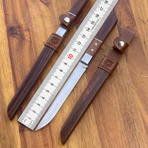 Cuchillo de Bolsillo Personalizable de Alta Calidad, Hoja de Acero Inoxidable, Funda de Madera OEM, Uso Industrial, Bricolaje al Aire Libre, 1 Año de Garantía - Product Image 5