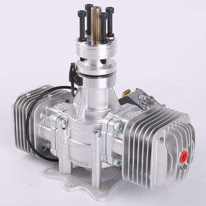 Hot DLE60 Electric Aviation Static <b>Model</b> <b>Engine</b> Two-cylinder Two-stroke Side Exhaust Natural Air Cooled Hand Start 60CC - Product Image 1