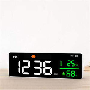 Détecteur de dioxyde de carbone mural, connexion Wifi, compteur de CO2, moniteur de qualité de l'air portable, détecteur de CO2 - Product Image 4