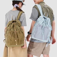 Mochila con Cordón Ajustable Personalizada, Fabricante OEM ODM, Bolsas Elásticas Ventiladas y Comprimibles, Exportación Global Directa, Suministro al por Mayor