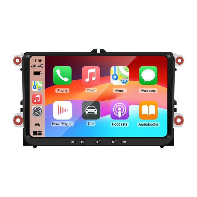 For VW Passat Golf MK5 MK6 Jetta T5 EOS POLO Touran Seat Sharan VW 9-inch Universal Android 11 Car Stereo CarPlay Head Unit