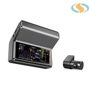 Camera kép 1080P + sau 720p HD, quay video 24 giờ, camera hành trình xe hơi cung cấp trực tiếp cho nhà máy - Product Image 3