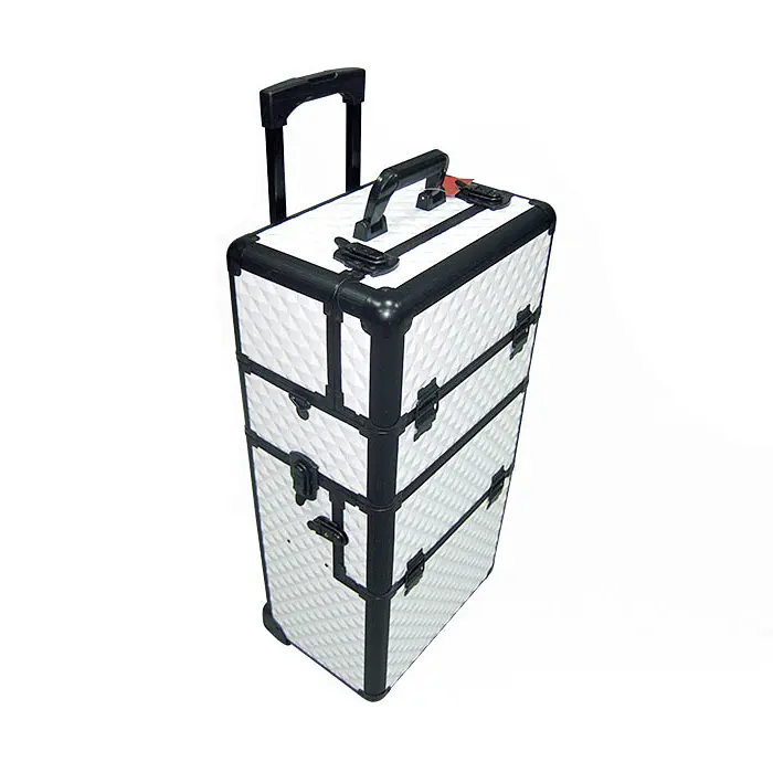 Weißer profession eller Trolley-Kosmetik-Trolley-Fall für Nail Beauty Makeup