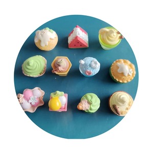 100 pièces personnalisé 3D crème gâteau glacé Slime Kit d'artisanat perles de résine assorties décoration de jouets pour enfants - Product Image 5