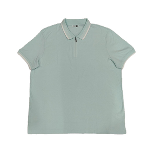 Chemise classique piqué pour homme, manches courtes, mélange polyester/coton, respirante, décontractée, pour l'été, coupe régulière, motif floral, 200g - Product Image 1