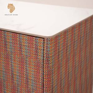 Armoire moderne en bois commode domestique simple buffet en cuir armoire avant <span class=keywords><strong>de</strong></span> <span class=keywords><strong>lit</strong></span> <span class=keywords><strong>de</strong></span> chambre haute en bois massif - Product Image 4