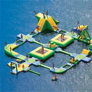 Parc aquatique <span class=keywords><strong>gonflable</strong></span> flottant pour adultes, parc d'attractions commercial, <span class=keywords><strong>parcours</strong></span> d'obstacles amusant <span class=keywords><strong>sur</strong></span> <span class=keywords><strong>l</strong></span>'<span class=keywords><strong>eau</strong></span> - Product Image 3