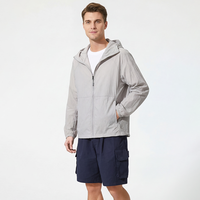 TRMA – Sweat à capuche unisexe anti-UV UPF 50+, imperméable, en nylon haute ténacité, perforé avec précision, micro-fin, pour la randonnée